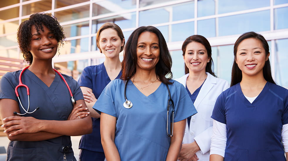 International Women's Day: female doctors and nurses
